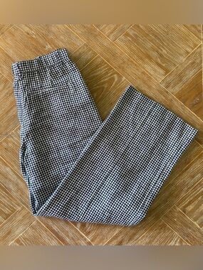 Abercrombie Tailored Linen-Blend Wide Leg Pant